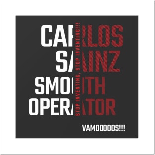 Carlos Sainz - Smooth operator Posters and Art